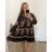 Langarm-Hemdkleid für Damen (S/M EINHEITSGRÖSSE) ITALIAN FASHION IMWD232607
