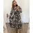 Langarm-Hemdkleid für Damen (S/M EINHEITSGRÖSSE) ITALIAN FASHION IMWD232607