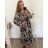 Langarm-Hemdkleid für Damen (S/M EINHEITSGRÖSSE) ITALIAN FASHION IMWD232607
