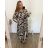 Langarm-Hemdkleid für Damen (S/M EINHEITSGRÖSSE) ITALIAN FASHION IMWD232607