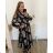 Langarm-Hemdkleid für Damen (S/M EINHEITSGRÖSSE) ITALIAN FASHION IMWD232607