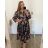 Langarm-Hemdkleid für Damen (Einheitsgröße S/M) ITALIAN FASHION IMWGM23447 2XL/3XL lila