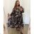 Langarm-Hemdkleid für Damen (Einheitsgröße S/M) ITALIAN FASHION IMWGM23447 2XL/3XL lila