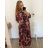 Langarm-Hemdkleid für Damen (Einheitsgröße S/M) ITALIAN FASHION IMWGM23447 2XL/3XL lila