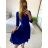 Elegantes Damenkleid mit langen Ärmeln (Einheitsgröße S/M) ITALIAN FASHION IMM23M6062
