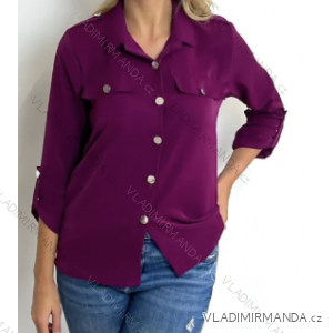 Langarmshirt für Damen (S/M EINHEITSGRÖSSE) ITALIAN FASHION IMPDY23LS18008