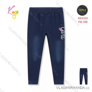 Jeans Leggings Denim warm Kinder Mädchen (98-128) KUGO KK9945