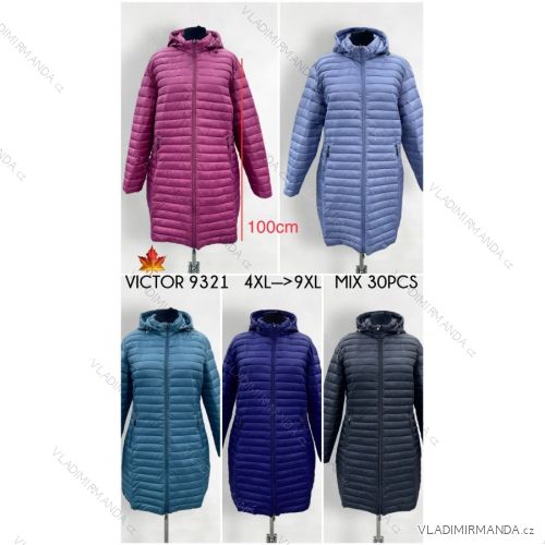 Kabát parka podzimní s kapucé nadrozměr (2XL-7XL) ELLEN ROS ELR239324