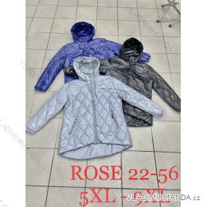 Kabát parka podzimní s kapucé nadrozměr (2XL-7XL) ELLEN ROS ELR239324