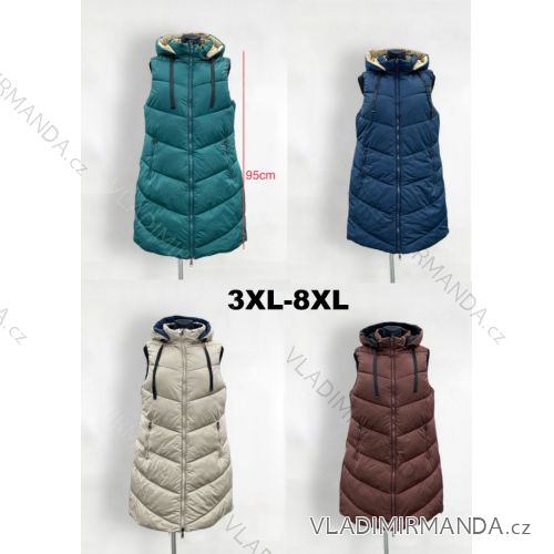 Kabát parka podzimní s kapucé nadrozměr (2XL-7XL) ELLEN ROS ELR239324