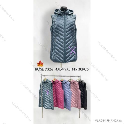 Kabát parka podzimní s kapucé nadrozměr (2XL-7XL) ELLEN ROS ELR239324
