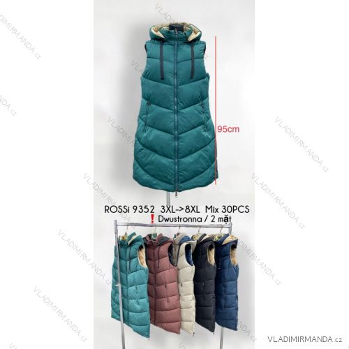 Kabát parka podzimní s kapucé nadrozměr (2XL-7XL) ELLEN ROS ELR239324