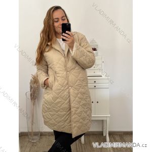 Jacke Mantel gesteppt Oversize Langarm Damen Übergröße (2XL/3XL ONE SIZE) ITALIAN FASHION IMWCT233519