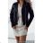 Damen-Langarm-Lederjacke (S-XL) ITALIAN FASHION IMWE23120