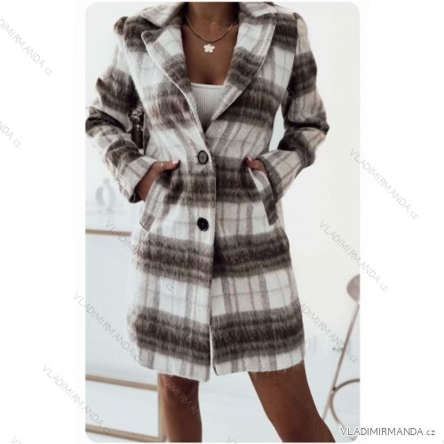Flauschiger Langarmmantel für Damen (SL) ITALIAN FASHION IMWL22020