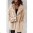 Flauschiger Langarmmantel für Damen (SL) ITALIAN FASHION IMWL22020