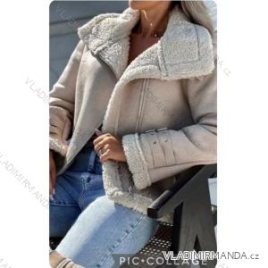 Damen-Langarm-Lederjacke (S-XL) ITALIAN FASHION IMWE23120