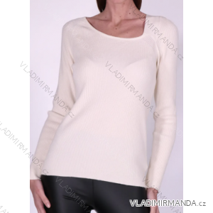 Gestreifter Langarmpullover für Damen (S/M EINHEITSGRÖSSE) ITALIAN FASHION IMPDY23ZS5231