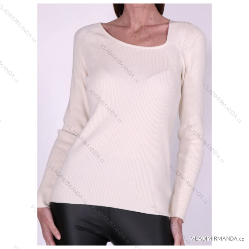 Gestreifter Langarmpullover für Damen (S/M EINHEITSGRÖSSE) ITALIAN FASHION IMPDY23ZS5231