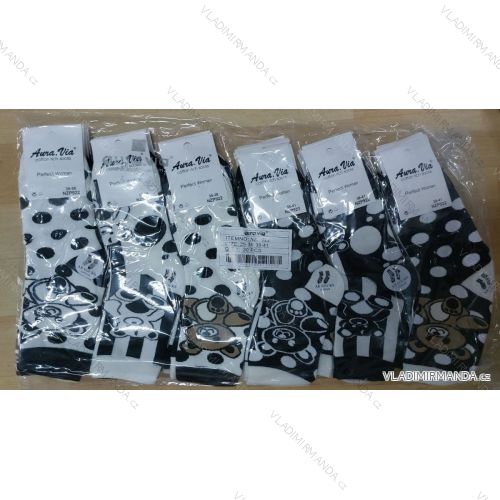 Leichte Baumwollsocken für Damen (35-38, 38-41) AURA.VIA AURA23NZP922