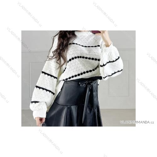 Damen-Langarmpullover (S/M EINHEITSGRÖSSE) ITALIAN FASHION IMPBB23Z58232