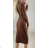 Elegantes Damenkleid mit langen Ärmeln (Einheitsgröße S/M) ITALIAN FASHION IMPBB231100f