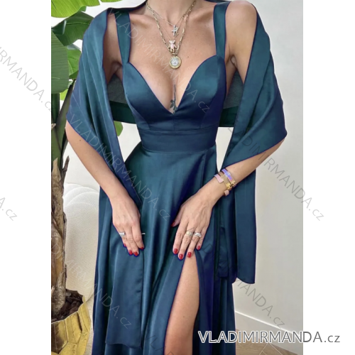 Elegantes trägerloses Sommerkleid für Damen (Einheitsgröße S/M) ITALIAN FASHION IMPBB23O9187