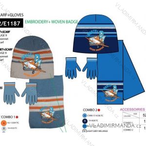 Kappen, Handschuhe und Schal für Babyjungen (52-54) SUN CITY NH4232