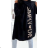 Kleid mit 3/4 Ärmeltasche für Damen (uni sl) ITALIAN Fashion IMWD20529 altrosa M / L