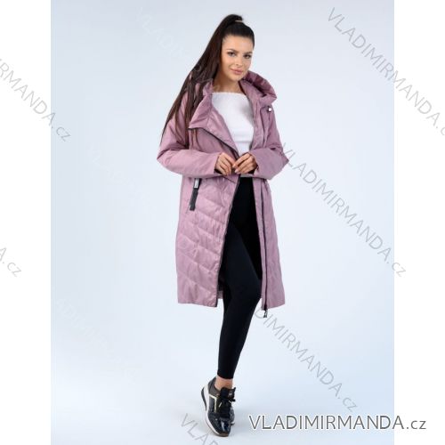 Reißverschluss Kapuzen Langarm Damen Oversized (3XL-8XL) POLISH FASHION PMWT21T21-69