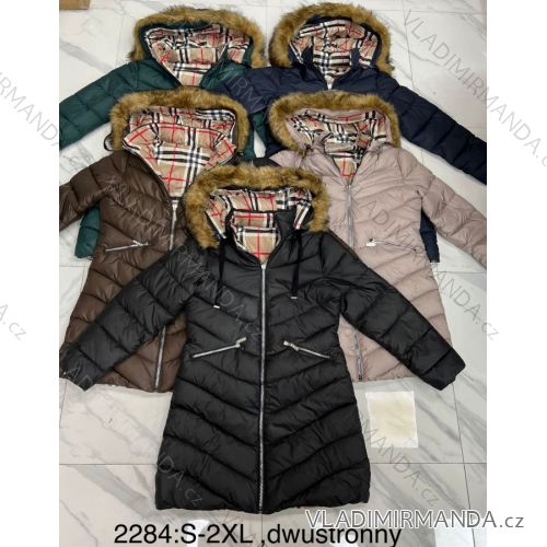 Reißverschluss Kapuzen Langarm Damen Oversized (3XL-8XL) POLISH FASHION PMWT21T21-69