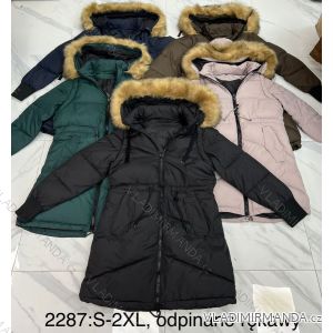 Reißverschluss Kapuzen Langarm Damen Oversized (3XL-8XL) POLISH FASHION PMWT21T21-69