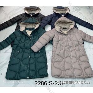 Reißverschluss Kapuzen Langarm Damen Oversized (3XL-8XL) POLISH FASHION PMWT21T21-69