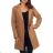 Lange Damen Fleecejacke (SML-XL) ITALIAN FASHION IMD211106