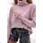 Übergroßer Langarmpullover für Damen (Einheitsgröße S/M) ITALIAN FASHION IMWCA23DH2302