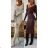 Langes, dehnbares, ärmelloses Sommerkleid für Damen (S / M / L ONE SIZE) ITALIAN FASHION IMWC222492