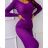 Langes, dehnbares, ärmelloses Sommerkleid für Damen (S / M / L ONE SIZE) ITALIAN FASHION IMWC222492