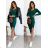 Langes, dehnbares, ärmelloses Sommerkleid für Damen (S / M / L ONE SIZE) ITALIAN FASHION IMWC222492