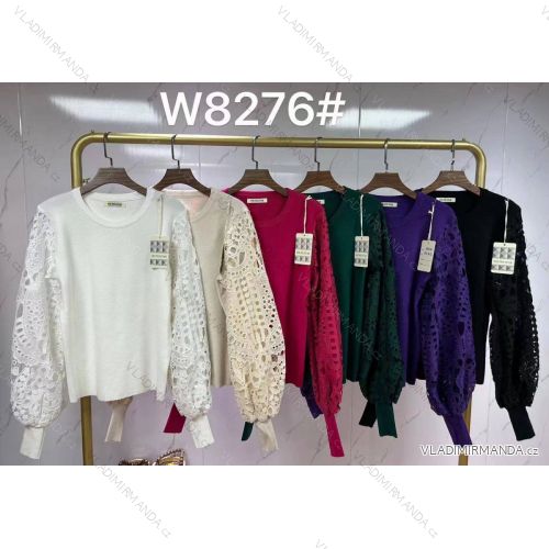 Übergroßer Langarmpullover für Damen (Einheitsgröße S/M) ITALIAN FASHION IMWCA23DH2302