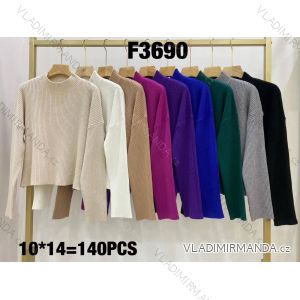 Übergroßer Langarmpullover für Damen (Einheitsgröße S/M) ITALIAN FASHION IMWCA23DH2302