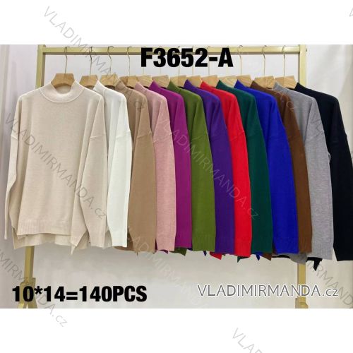 Übergroßer Langarmpullover für Damen (Einheitsgröße S/M) ITALIAN FASHION IMWCA23DH2302