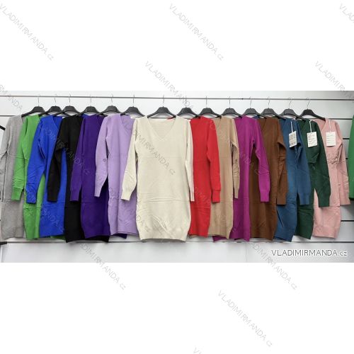 Langes, dehnbares, ärmelloses Sommerkleid für Damen (S / M / L ONE SIZE) ITALIAN FASHION IMWC222492