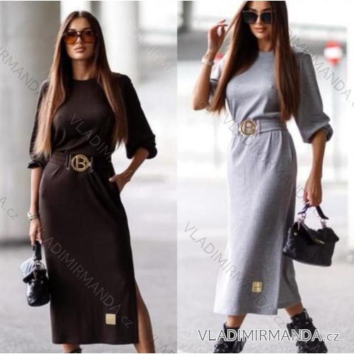 Langarm-Hemdkleid für Damen (Einheitsgröße S/M) ITALIAN FASHION IMWGM23447