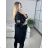 Schlanke Kapuzenjacke für Damen in großen Größen (XL/2XL ONE SIZE) ITALIAN FASHION IMD22717
