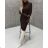 Warmes Langarm-Strickkleid für Damen (Einheitsgröße S/M) ITALIAN FASHION IMD221070