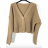 Kurzer Damenpullover mit Knopfleiste und langen Ärmeln (S/M EINHEITSGRÖSSE) ITALIAN FASHION IMPBB23Y22785