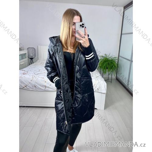 Erweiterte Kapuzenjacke für Damen in Übergröße (XL/2XL ONE SIZE) ITALIAN FASHION IMC23077