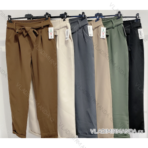 Langes Chiffon-Kurzarmkleid für Damen (S/M ONE SIZE) ITALIAN FASHION IMWGS231048