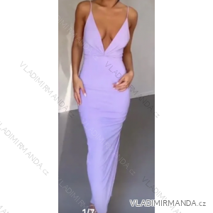 Langes, elegantes, trägerloses Damenkleid (Einheitsgröße S/M) ITALIAN FASHION IMPMD23333