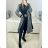 Damen Langarm-Fleecemantel (S / M ONE SIZE) ITALIAN FASHION IMC21865 M / L braun